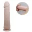 Вибратор The Big Penis Strong Stimulation, телесный - Фото №7