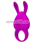 Виброкольцо Preety Love Naughty Bunny, фиолетовое - Фото №1