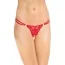 Трусики G-String (модель 2444), червоні - Фото №1
