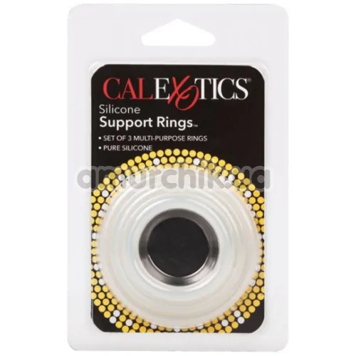Набір ерекційних кілець Silicone Support Rings, прозорий