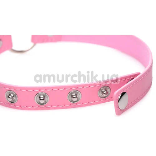Ошейник Master Series Kinky Kitty, розовый
