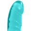 Фаллоимитатор Doc Johnson Crystal Jellies Big Boy 12, бирюзовый - Фото №4