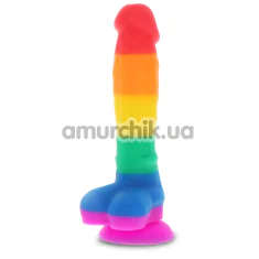 Фаллоимитатор ToyJoy Pride Rainbow Lover 7 Inch, радужный - Фото №1