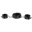 Нашийник з фіксаторами для рук Zado Fetish Leather Collar and Handcuffs, чорний - Фото №1