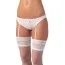 Костюм официантки Cottelli Collection Costumes бело-красный: платье + фартук + трусики-стринги + чокер - Фото №3