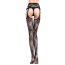 Колготки Star Night Floral Net Stockings, чорні - Фото №3