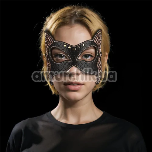 Маска на глаза Lovetoy Rebellion Reign Cat Mask, черная