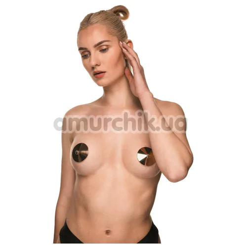 Прикраси для сосків Guilty Pleasure Linking Loop Covers, золоті
