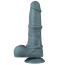 Вібратор з поштовхами Dual-Layered Silicone Nature Cock LV419201, синій - Фото №3