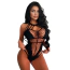 Боді Star Night Fishnet Model Bodysuit, чорне - Фото №1