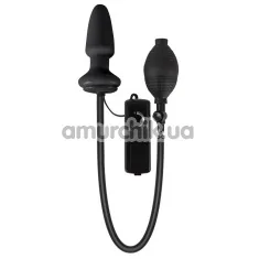 Анальный расширитель с вибрацией Fanny Hills Butt Plug, черный - Фото №1