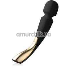 Універсальний масажер Lelo Smart Wand 2 Large Black (Лело Смарт Ванд 2), великий чорний - Фото №1