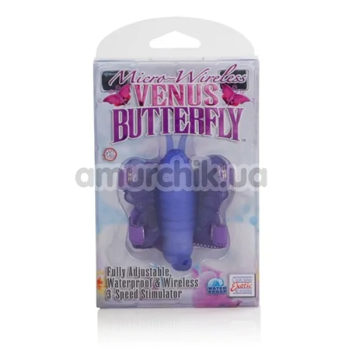 Кліторальний стимулятор Micro - Wireless Venus Butterfly, фіолетовий