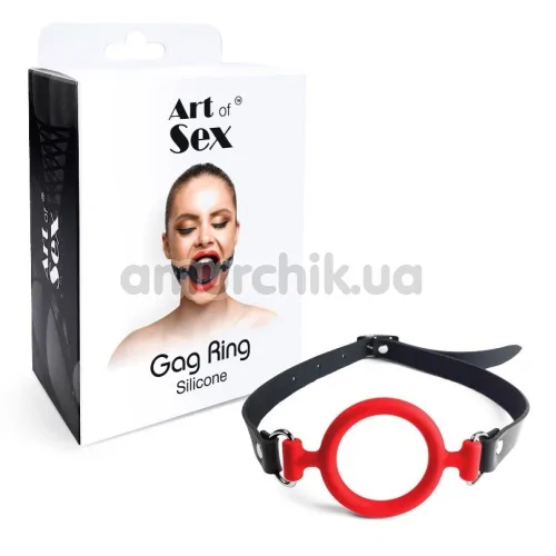 Кляп Art of Sex Gag Ring Silicone, червоний