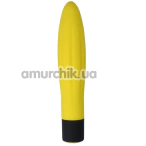Вибратор Virgite Fluo Mini Vibe F1, желтый - Фото №1