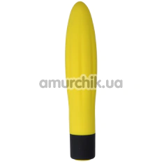 Вибратор Virgite Fluo Mini Vibe F1, желтый - Фото №1