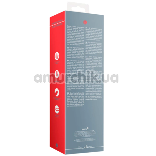 Вібратор Loveline Fingering Motion Rabbit Vibrator, сірий