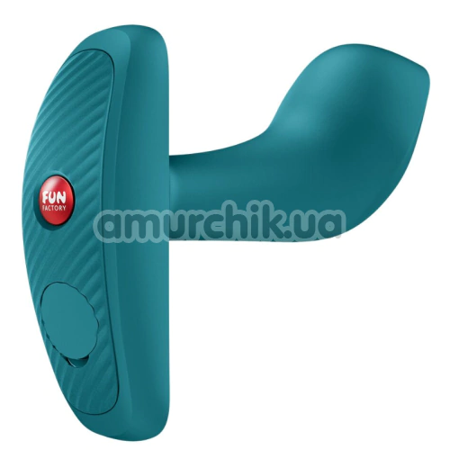 Анальная пробка с вибрацией Fun Factory Bootie Vibe, бирюзовая - Фото №1