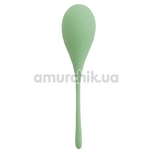 Вагінальна кулька Sweet Em Velvet Lure Kegel Ball 50 г, світло-зелена