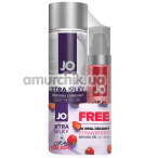 Набір лубрикантів GWP: JO Xtra Silky Silicone + Oral Delight Strawberry - Фото №1
