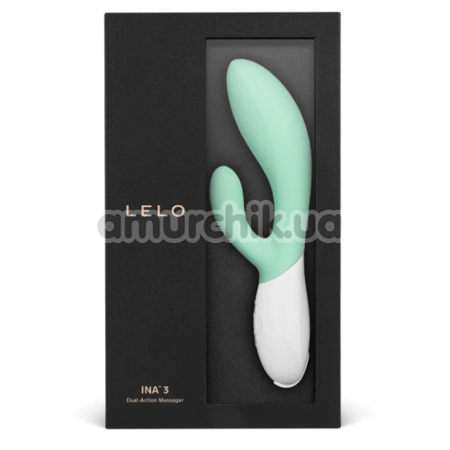 Вібратор Lelo Ina 3 Seaweed (Лело Іна 3), бірюзовий