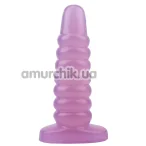 Анальная пробка Hi-Rubber Chubby Anal Plug, фиолетовая - Фото №1