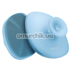 Щетка для тела Geske Body Brush 4 in 1 Suction Mount, голубая - Фото №1