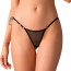 Трусики с открытыми ягодицами Obsessive Anniverse Special Jockstrap, черные - Фото №1