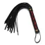 Флоггер Liebe Seele Victorian Garden Lace and Vegan Leather Flogger Whip, красно-черный - Фото №1
