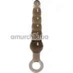Анальна пробка Kinx Rippled Anal Wand, сіра - Фото №1