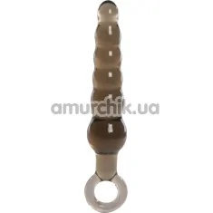 Анальна пробка Kinx Rippled Anal Wand, сіра - Фото №1