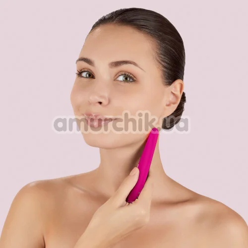 Ліфтинг-масажер для обличчя Geske Skin Firming Wand 7 in 1, яскраво-рожевий