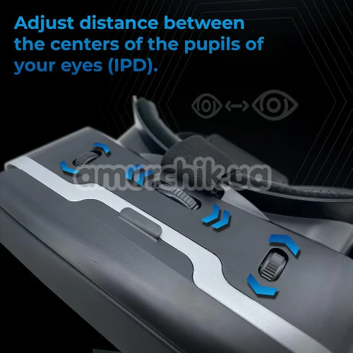 Окуляри віртуальної реальності Kiiroo VR, чорні