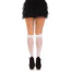 Гольфи Leg Avenue Sweetheart Ruffle Cuff Knee Highs, білі - Фото №6