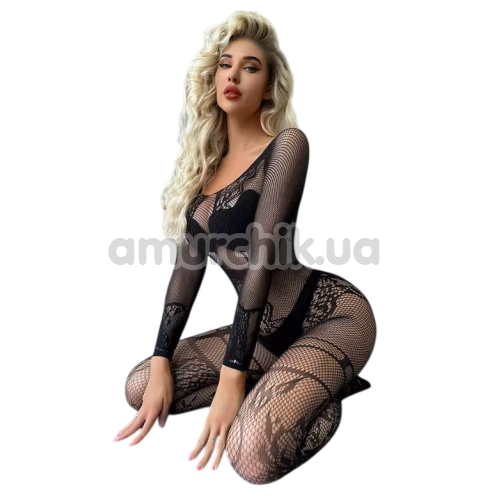 Комбінезон Star Night Forest Net Bodystocking, чорний