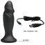 Анальна пробка з вібрацією MR Play Super Rower Powerful Vibrating Anal Plug з головкою, чорна - Фото №7