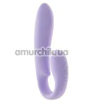 Вибратор для клитора и точки G S Pleasures Premium U-Vibe, фиолетовый - Фото №1