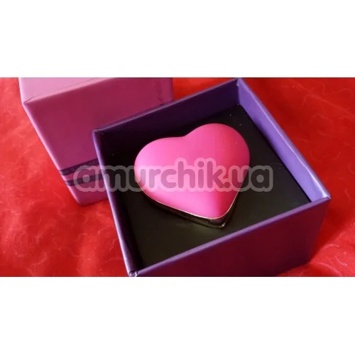 Клиторальный вибратор Rianne S Heart Vibe, розовый