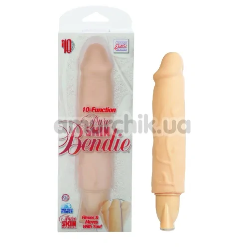 Вибратор Pure Skin Bendies телесный