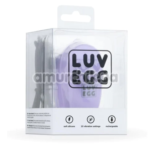 Виброяйцо Luv Egg XL, фиолетовое
