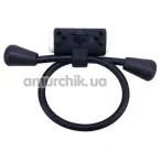 Віброкільце Silicone Cock Ring, чорне - Фото №1
