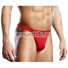 Трусы-стринги мужские Performance Microfiber Thong (модель BLM025), красные - Фото №1