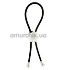 Эрекционное кольцо Black Power X-Ring, черное - Фото №1