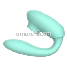Вибратор с пульсацией Odeco Every Night Toys Licking Vibrator 2212, бирюзовый - Фото №1