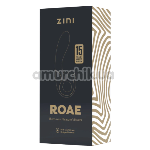 Вибратор для точки G Zini Roae, черный