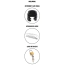 Пояс верности для мужчин Hidden Desire Extreme Penis Gear Chastity Cock Cage Short Silicone, черный - Фото №4