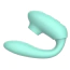 Вибратор с пульсацией Odeco Every Night Toys Licking Vibrator 2212, бирюзовый - Фото №1