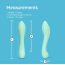 Фалоімітатор So Divine Discreet Silicone G-spot Dildo, бірюзовий - Фото №8