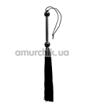 Флоггер DS Fetish Flogger Silicone Temperary М, черный - Фото №1