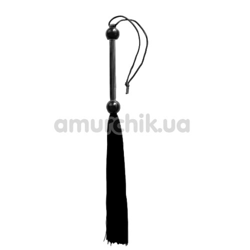Флоггер DS Fetish Flogger Silicone Temperary М, чорний - Фото №1